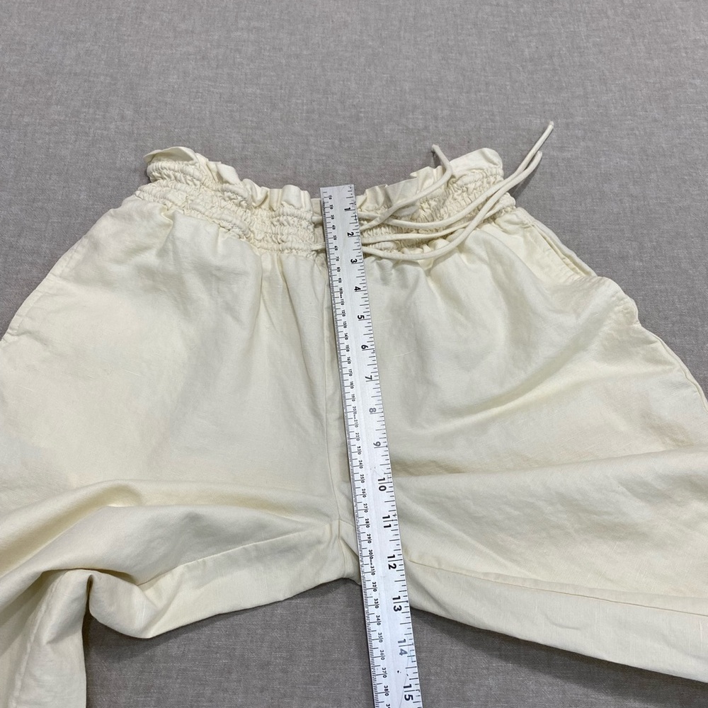 Anthropologie Cream Wide-Leg Jumpsuit with Elastic Waist - Picture 7 of 11